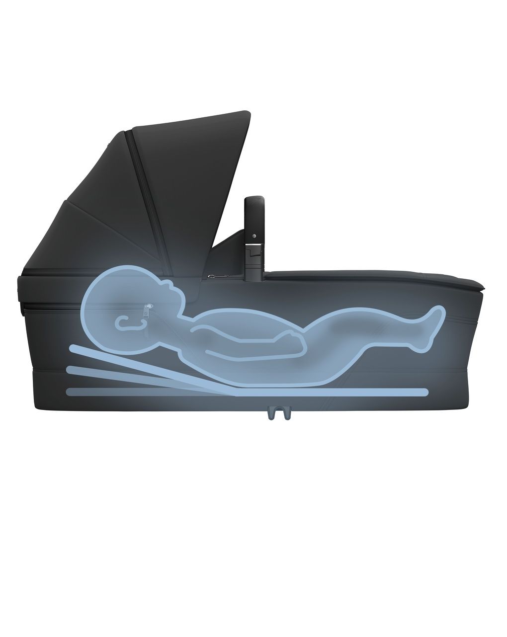 Navicella pieghevole cabin cot - onyx black - maxi-cosi