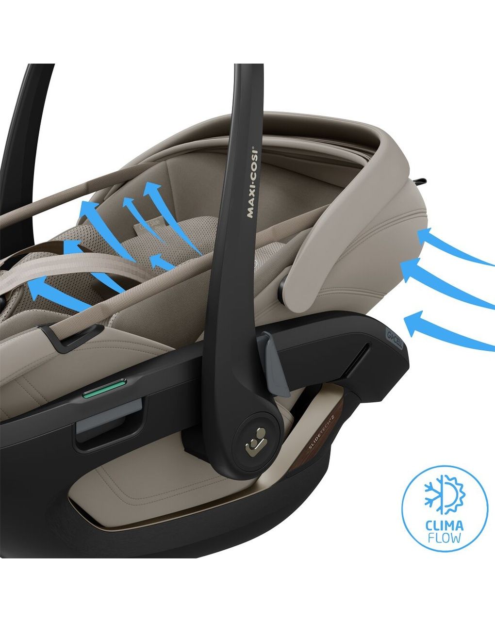 Seggiolino auto coral slide pro - sapphire sand - maxi-cosi