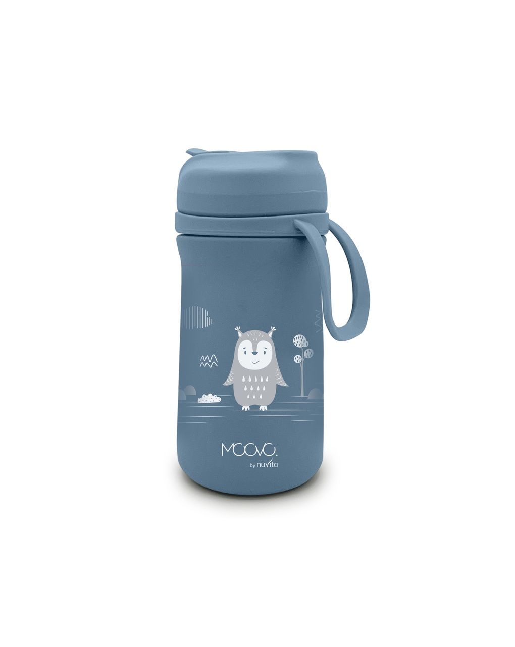 Borraccia bimbi termica in acciaio da 350ml - 4440 / powder blue - nuvita