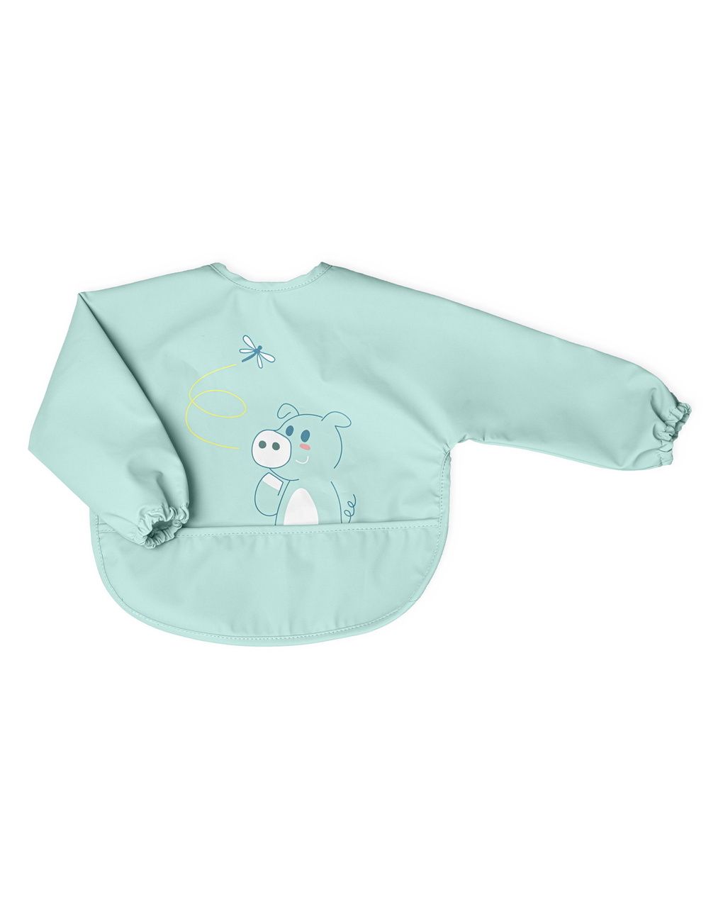 Bavaglina con maniche azzurro 6m+ - chicco