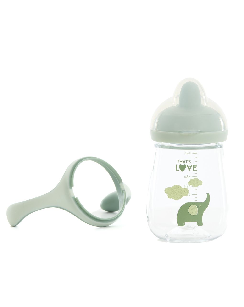 Tazza 9m+ elephant 260 ml beccuccio morbido- that's love