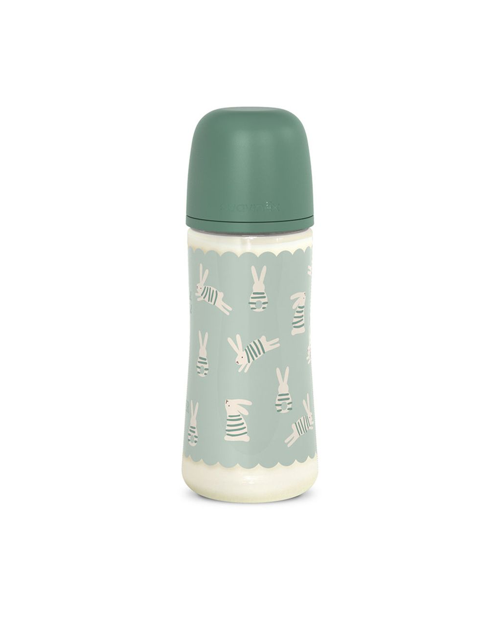 Wonderland biberon poliammide silicone 360ml liberty verde - suavinex