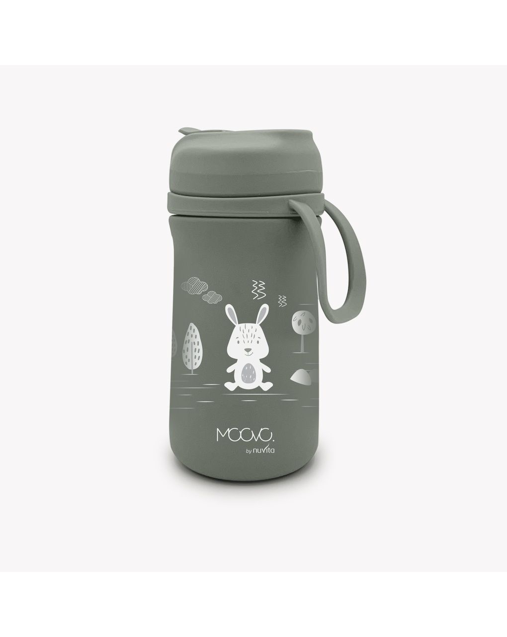 Borraccia bimbi termica in acciaio da 350ml - 4440 / sage green - nuvita
