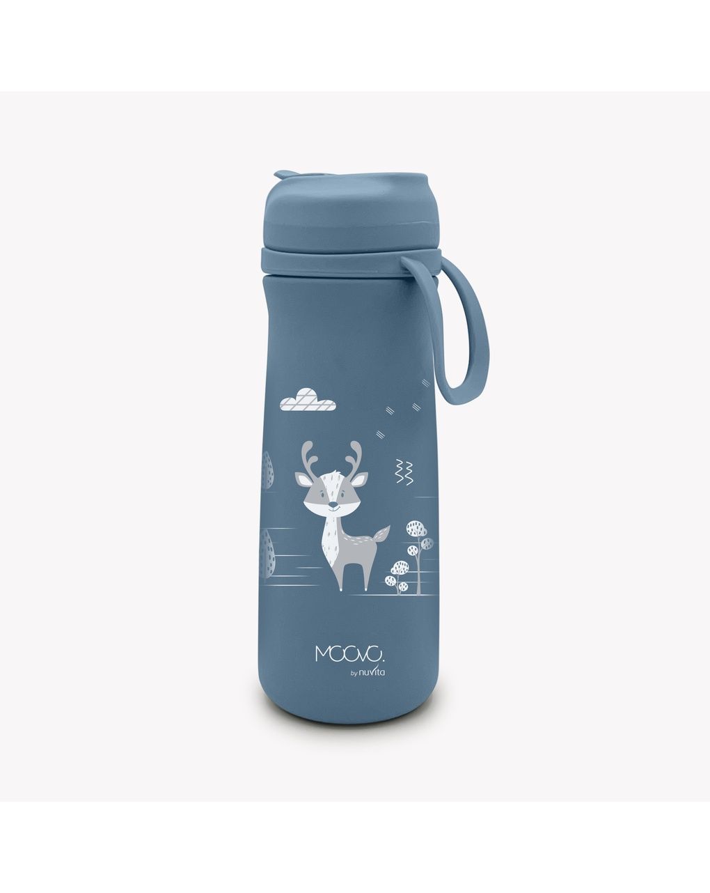 Borraccia termica in acciaio da 500ml kiddiekit - 4441 / powder blue - nuvita
