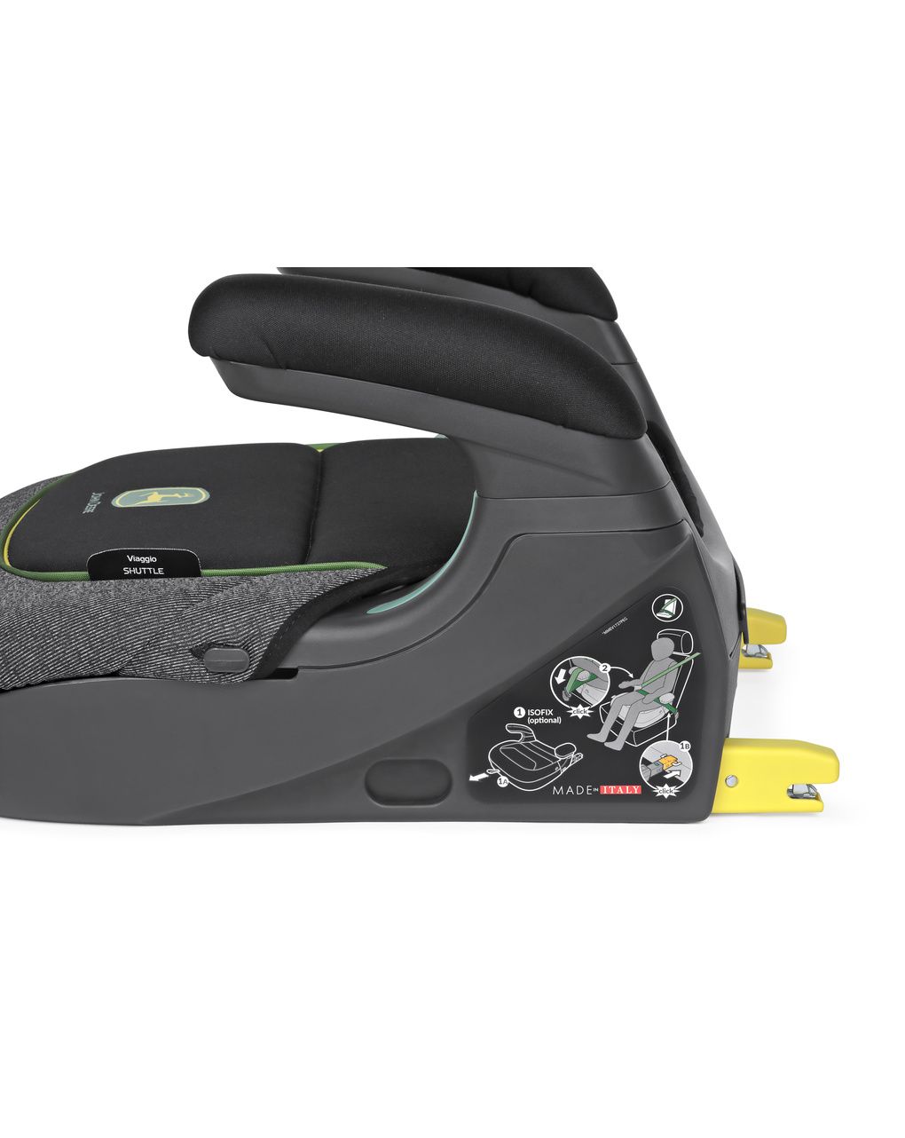 Seggiolino auto i-size viaggio shuttle - 125-150 cm - john deere - peg
