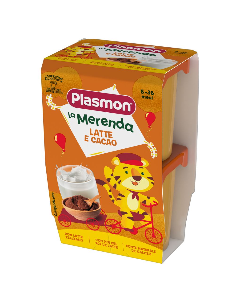 Merenda latte e cacao 2x120g  - plasmon