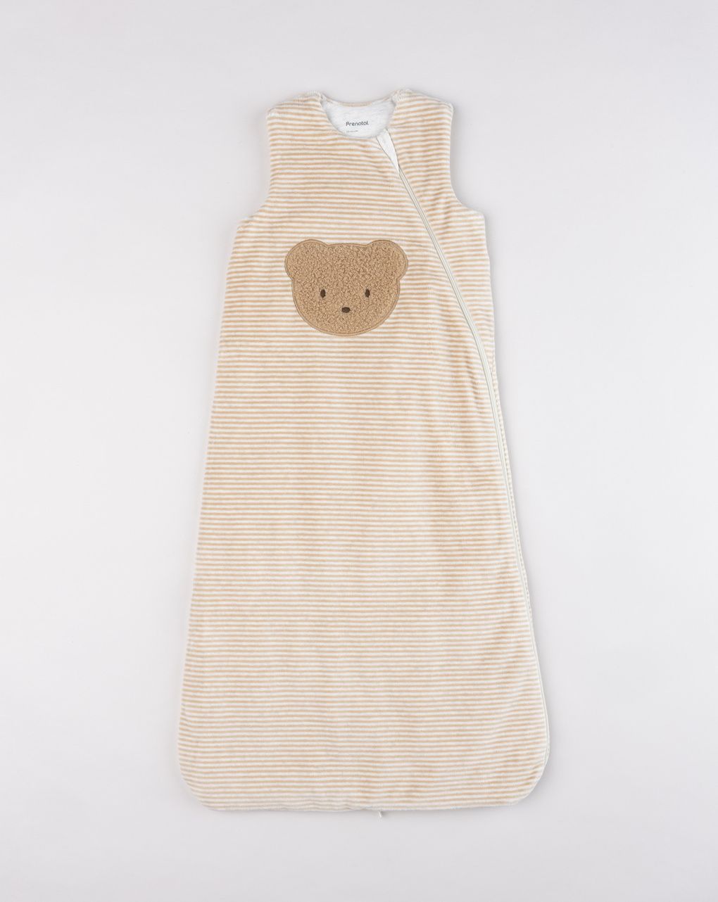 Sacco nanna in ciniglia a righe con patch orsetto - tog 2,5