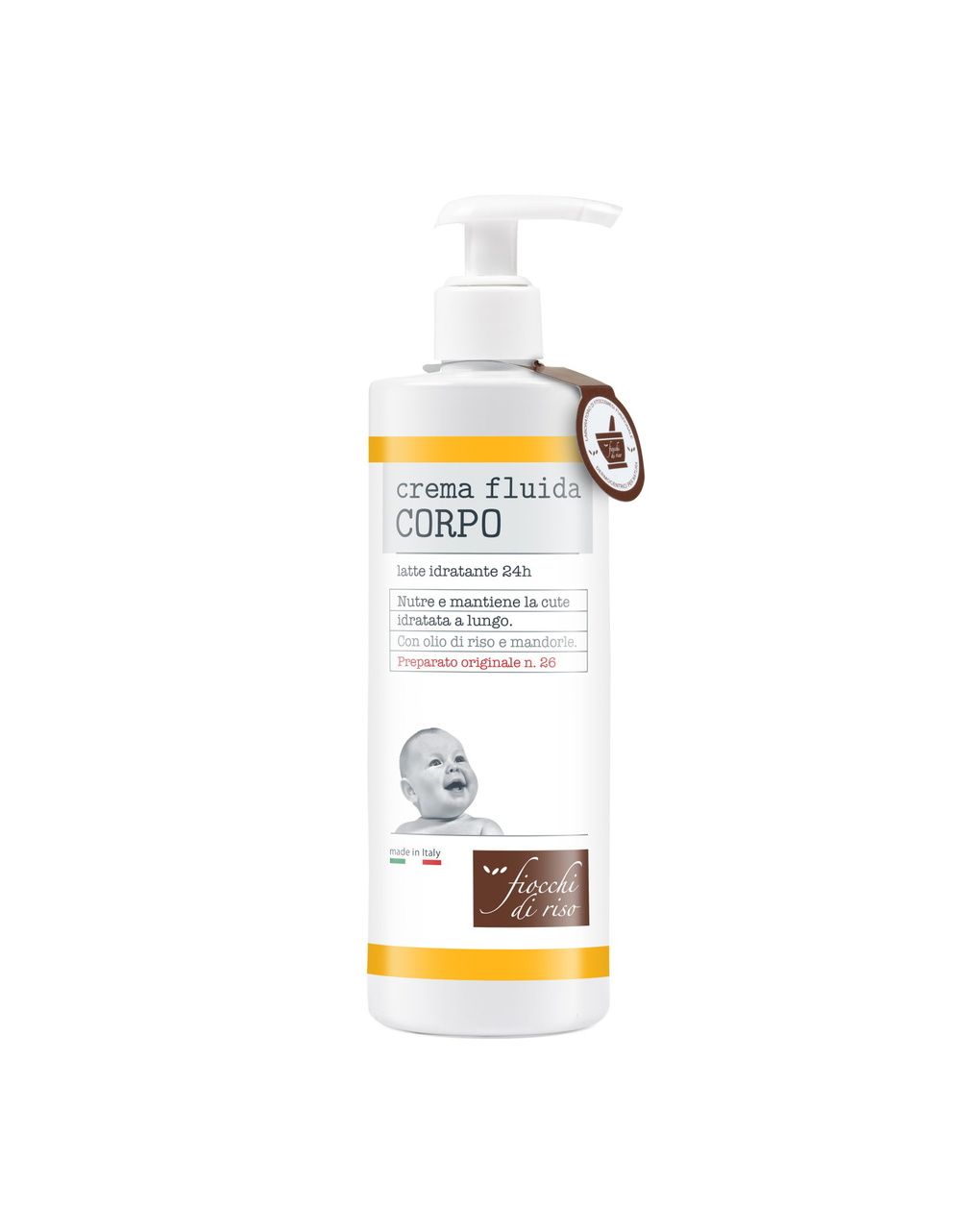 Crema fluida corpo 400 ml - fiocchi di riso
