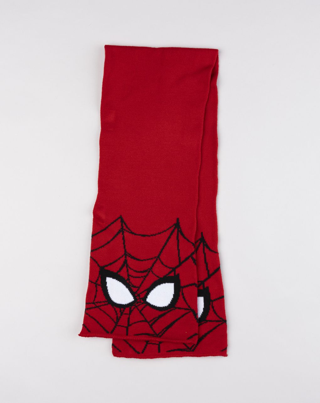Sciarpa bambino in maglia rossa spiderman marvel