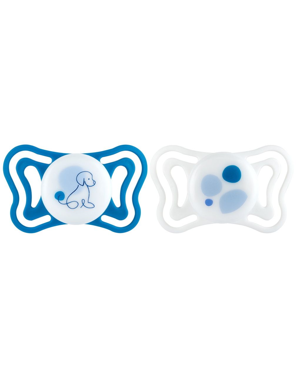 Succhietto physioforma light azzurro 6-16m - chicco