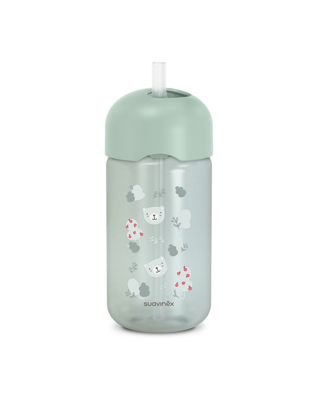 Wild&free tazza cannuccia 340ml +18m verde - suavinex