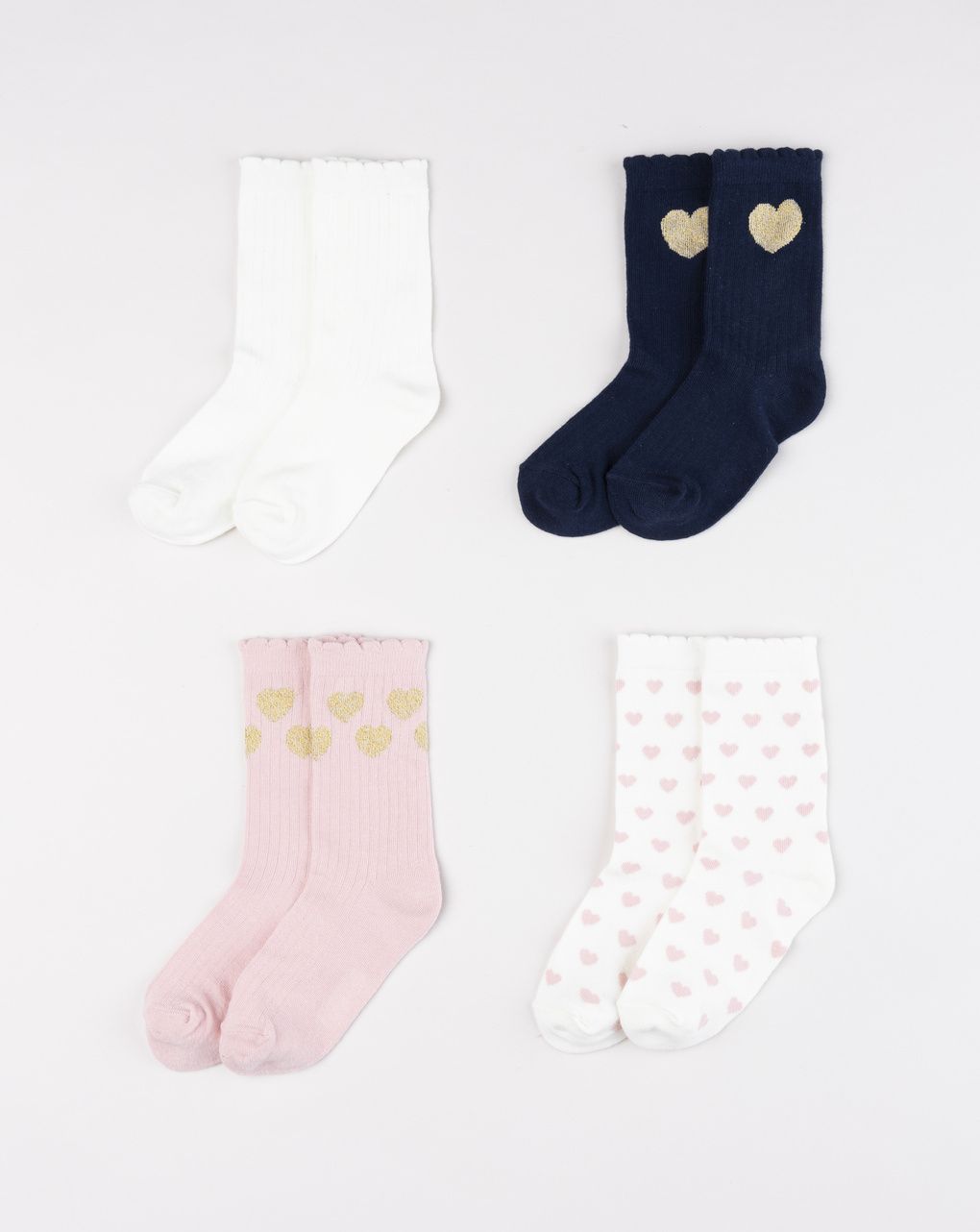 Pack 4 calze bimba multicolor