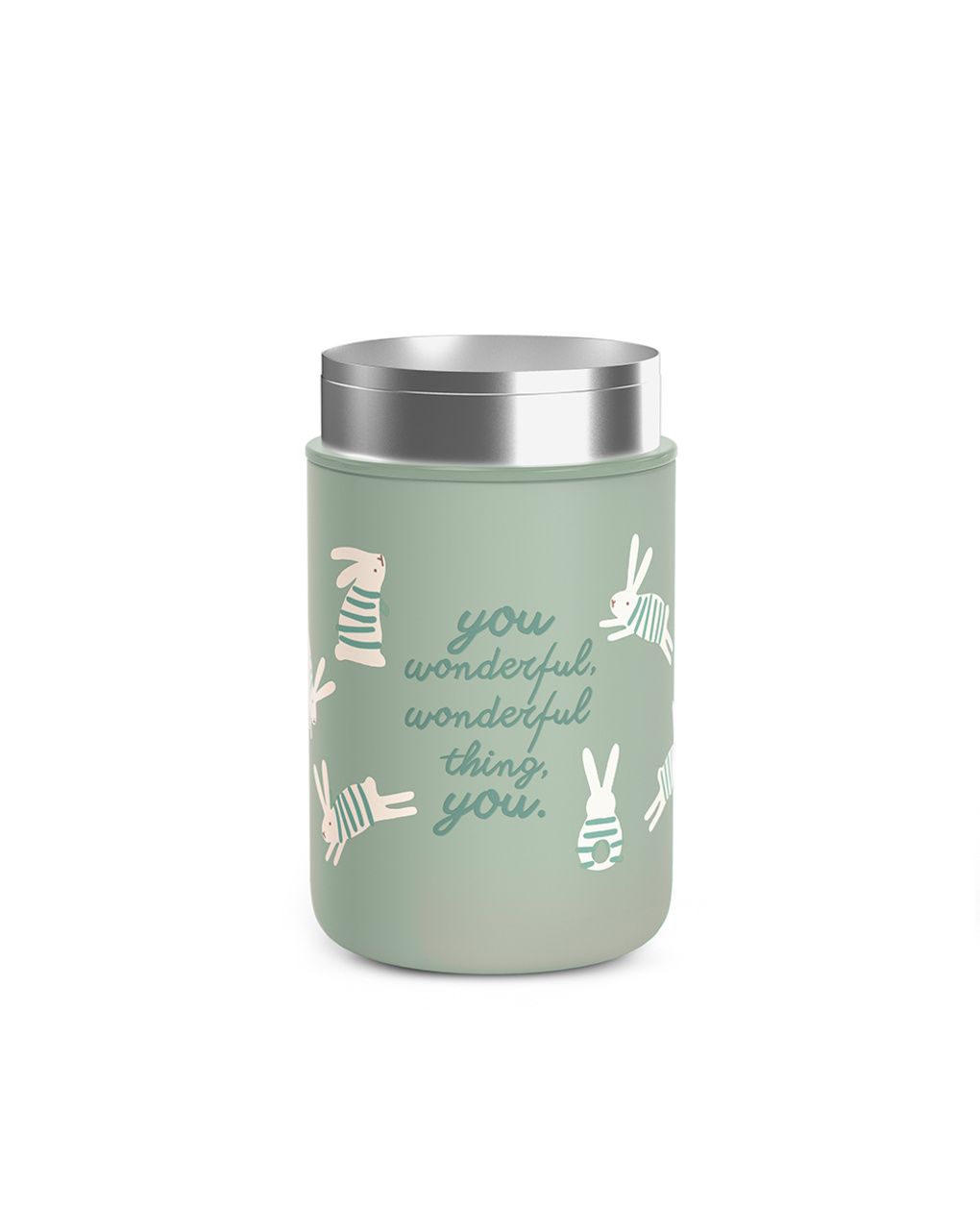 Wonderland portapappa termico 400ml verde - suavinex