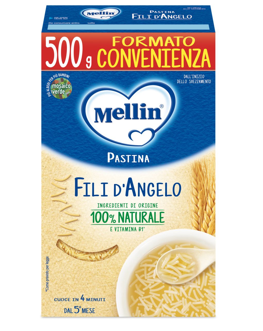 Pastina fili d'angelo 1x500g - mellin