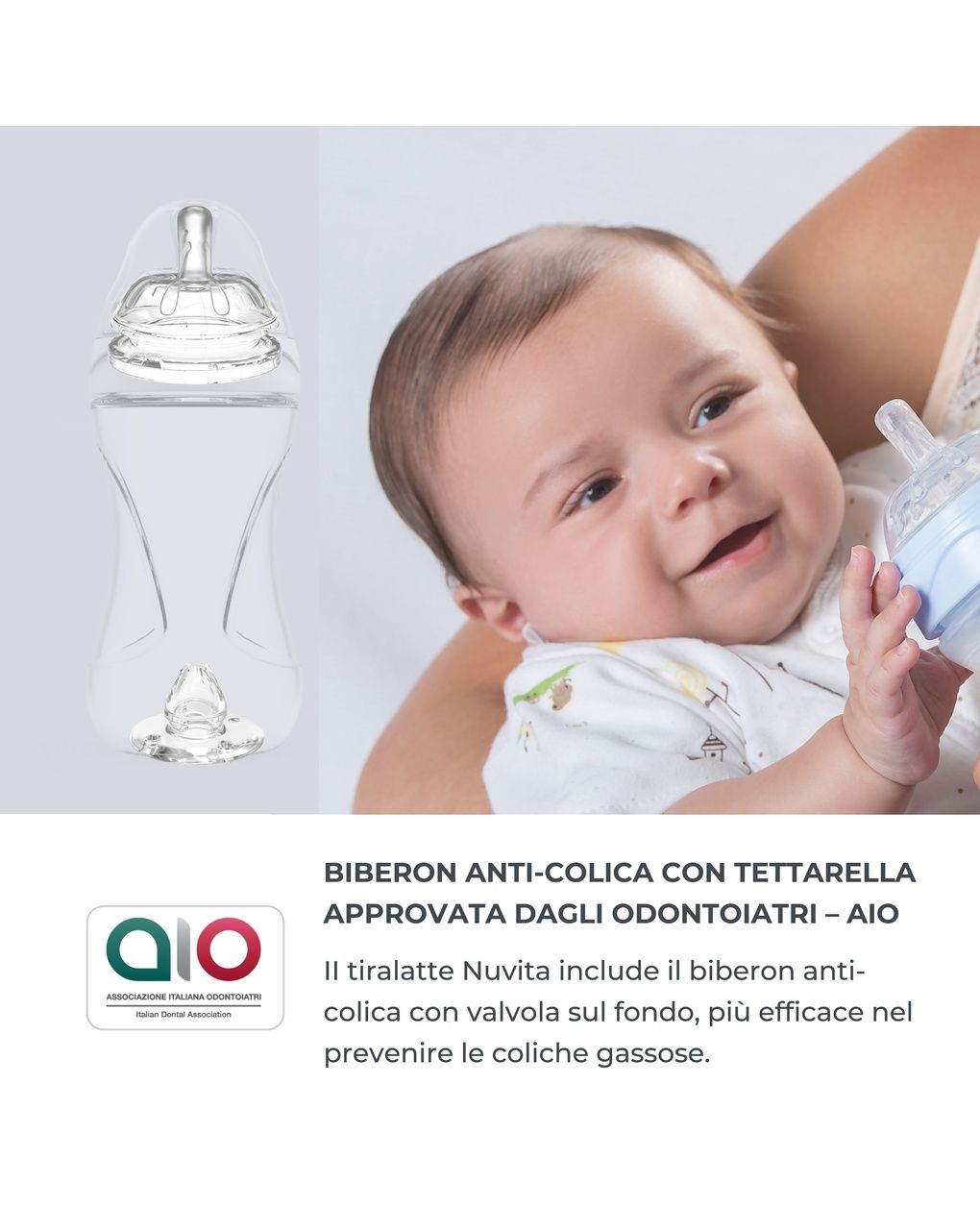 Tiralatte elettrico singolo a 3 fasi con coppe intercambiabili materno smart - 1287cx - nuvita