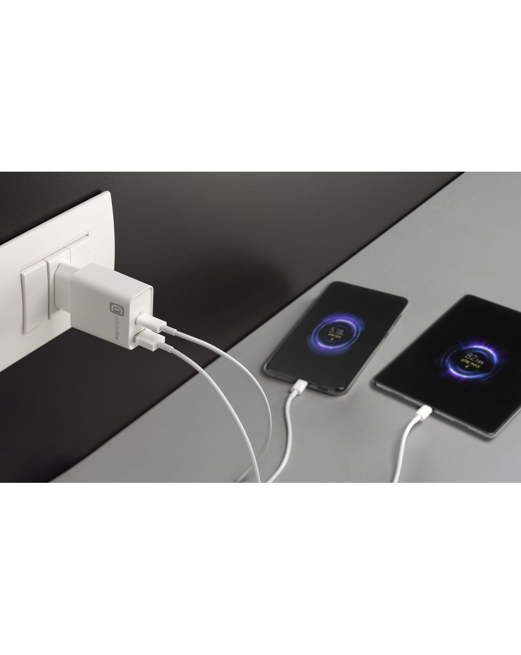 Caricabatterie 20w - doppia porta usb a+c - bainco - cellularline