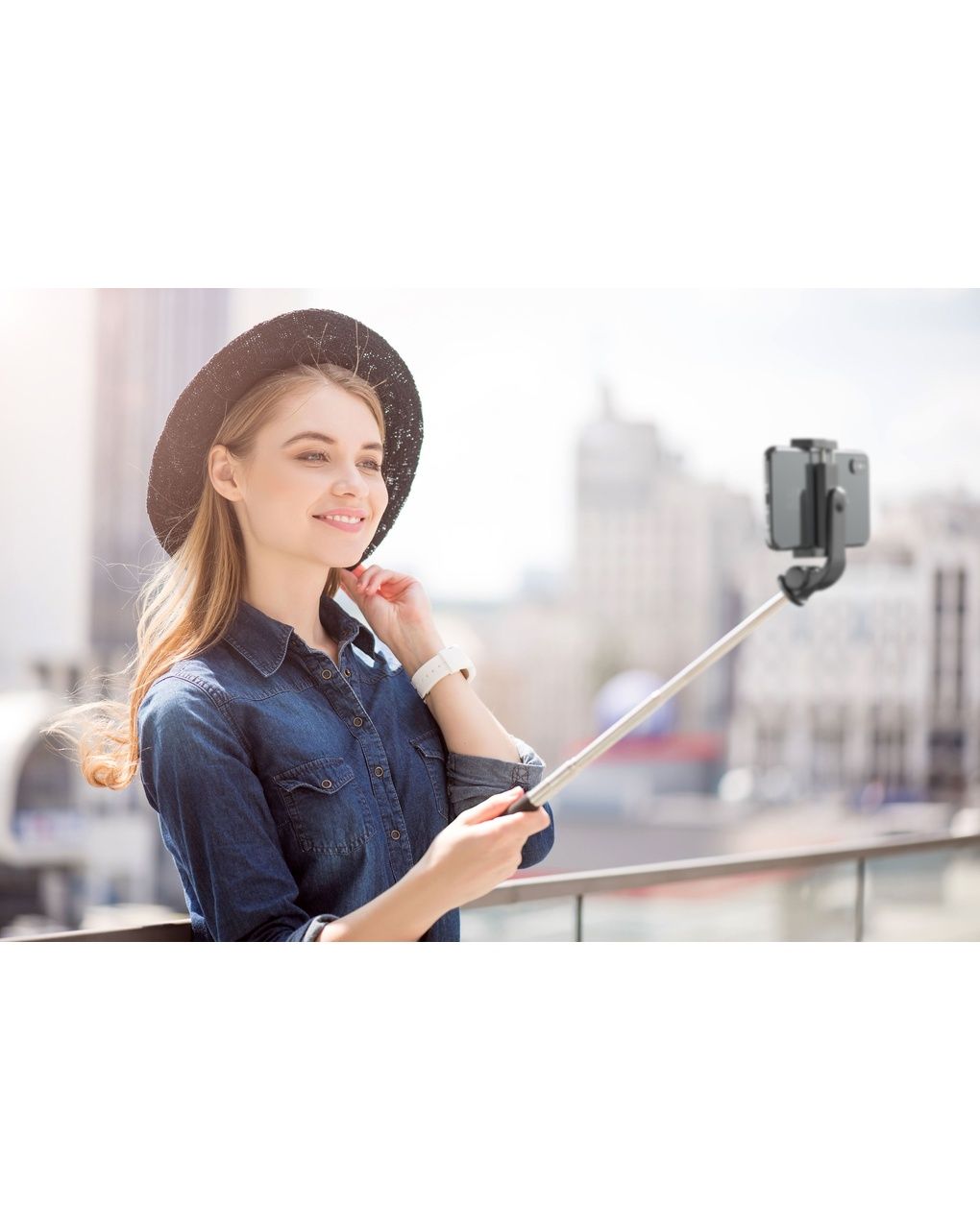 Asta selfie treppiede bluetooth nero - cellularline