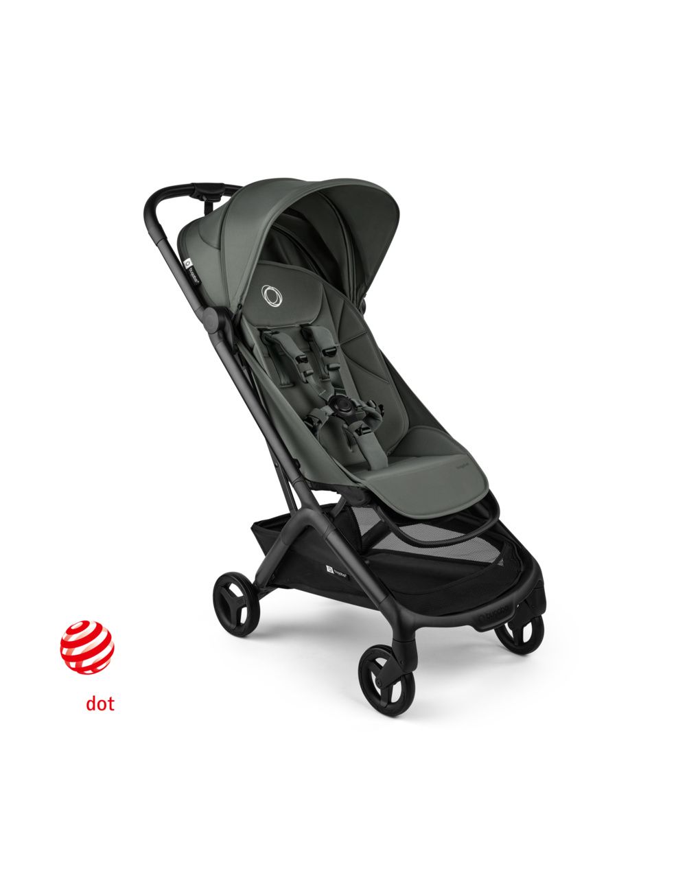 Passeggino da viaggio ultra-compatto butterfly 2 forest green - bugaboo