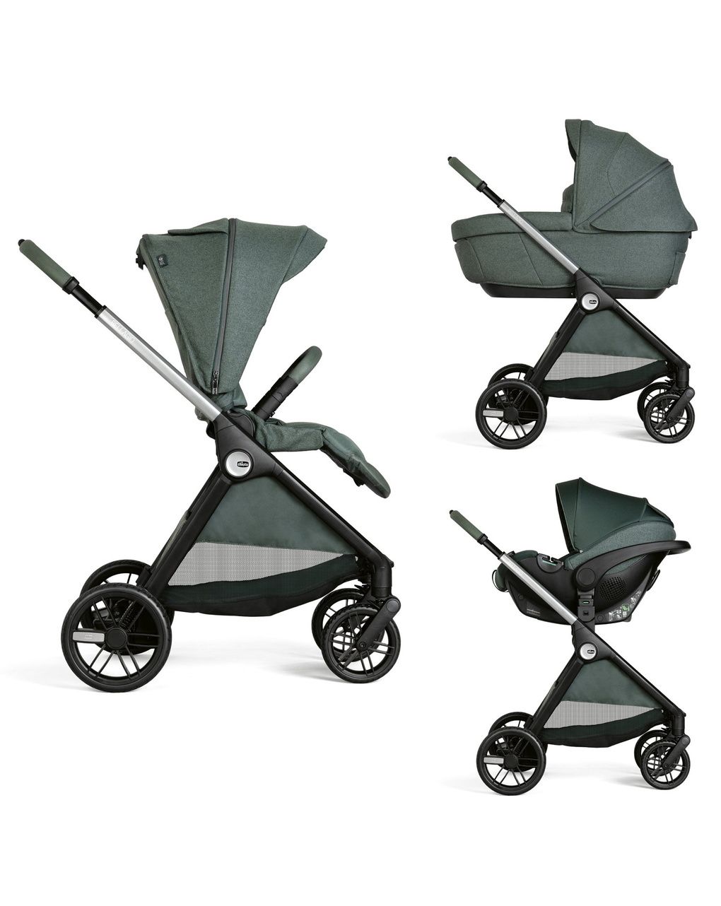 Trio bellagio 2 grand comfort kory plus - fir tree - chicco
