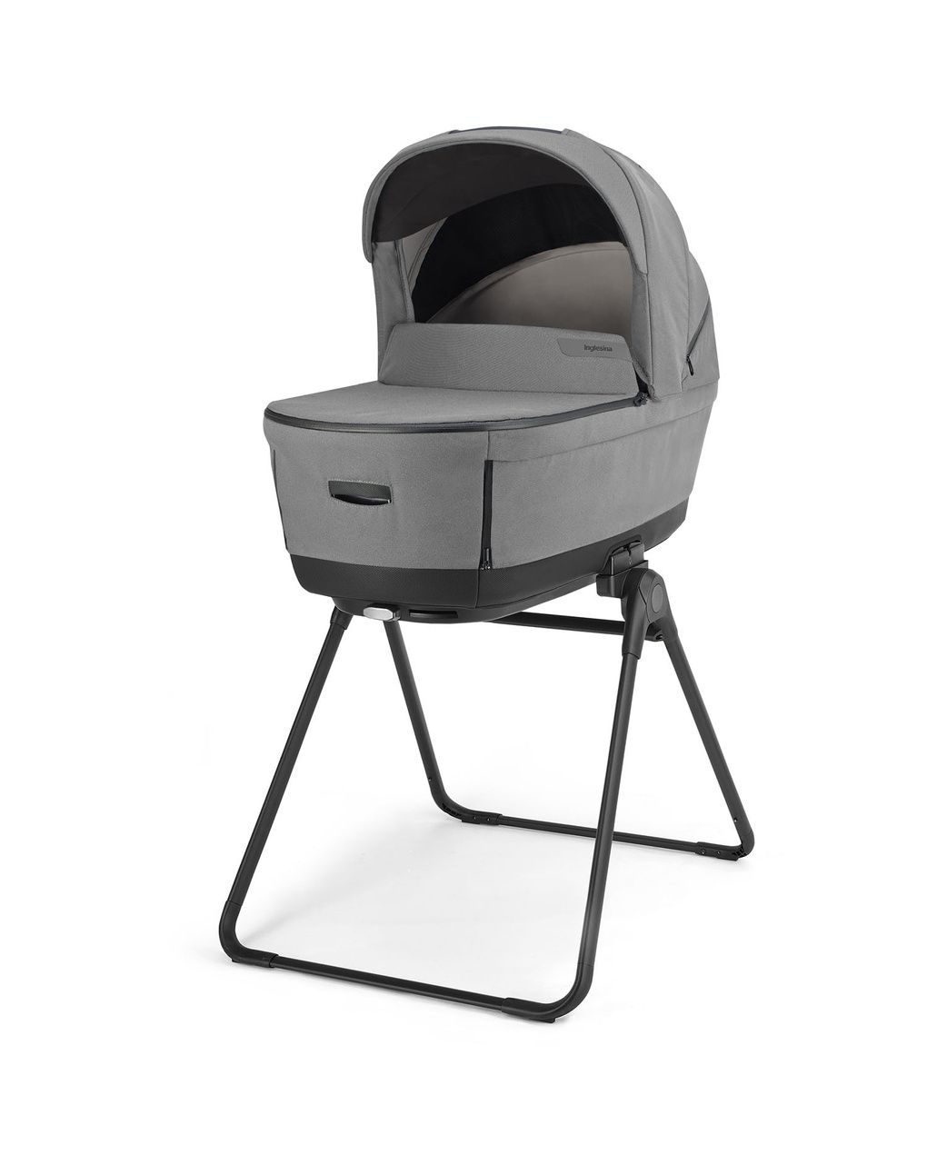Aptica xt system quattro - canyon grey con telaio black e seggiolino auto darwin infant recline evo - inglesina