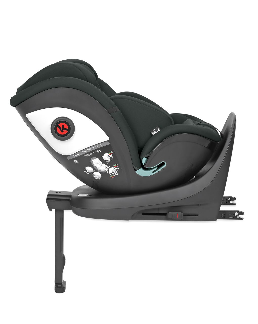 Seggiolino auto i-size girevole primo viaggio 360 evo - 40-150 cm - metal - peg