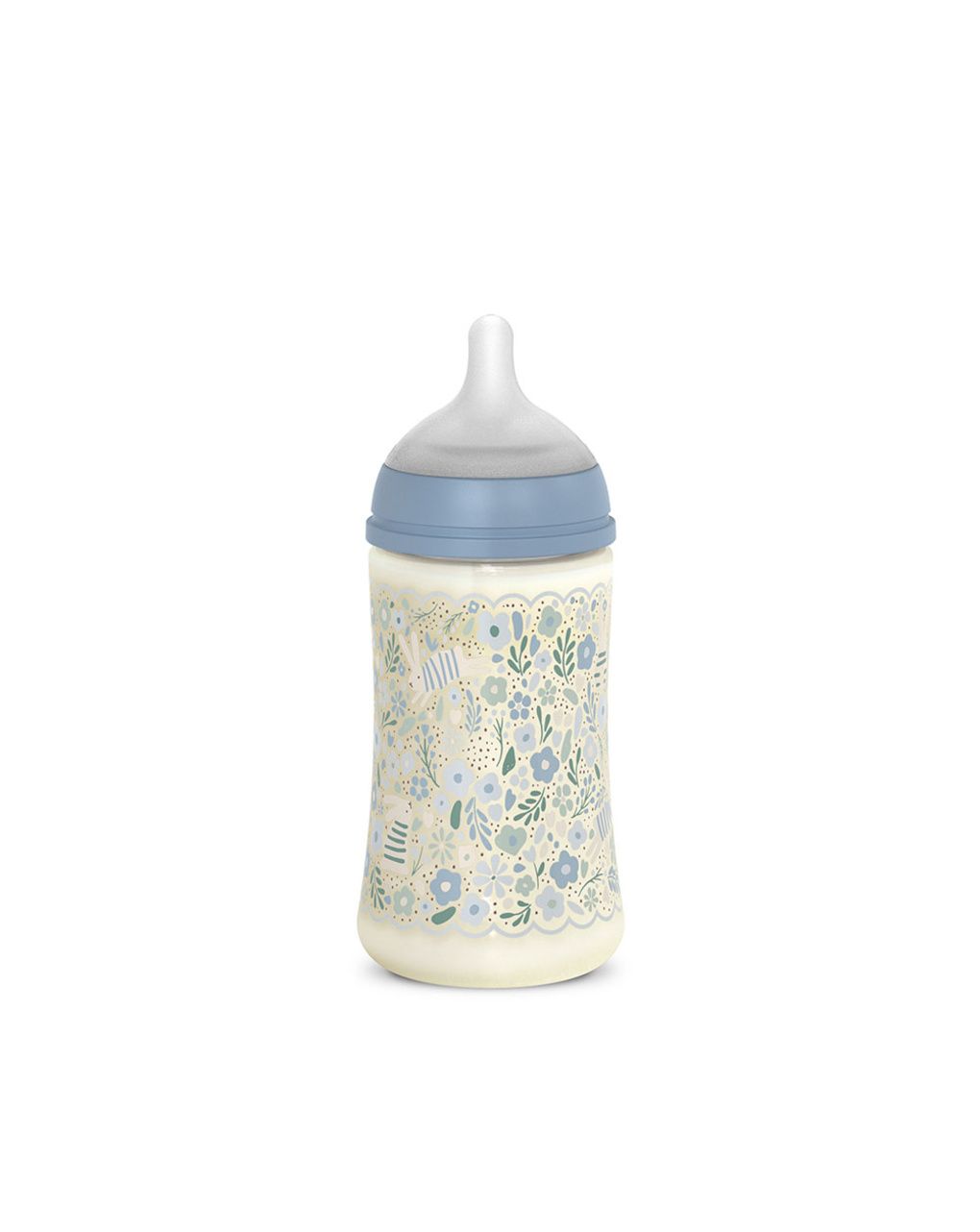 Wonderland biberon poliammide silicone 360ml azzurro - suavinex