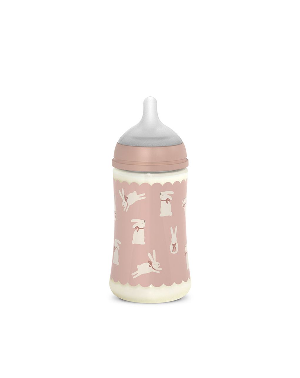 Wonderland biberon poliammide silicone 270ml rosa - suavinex