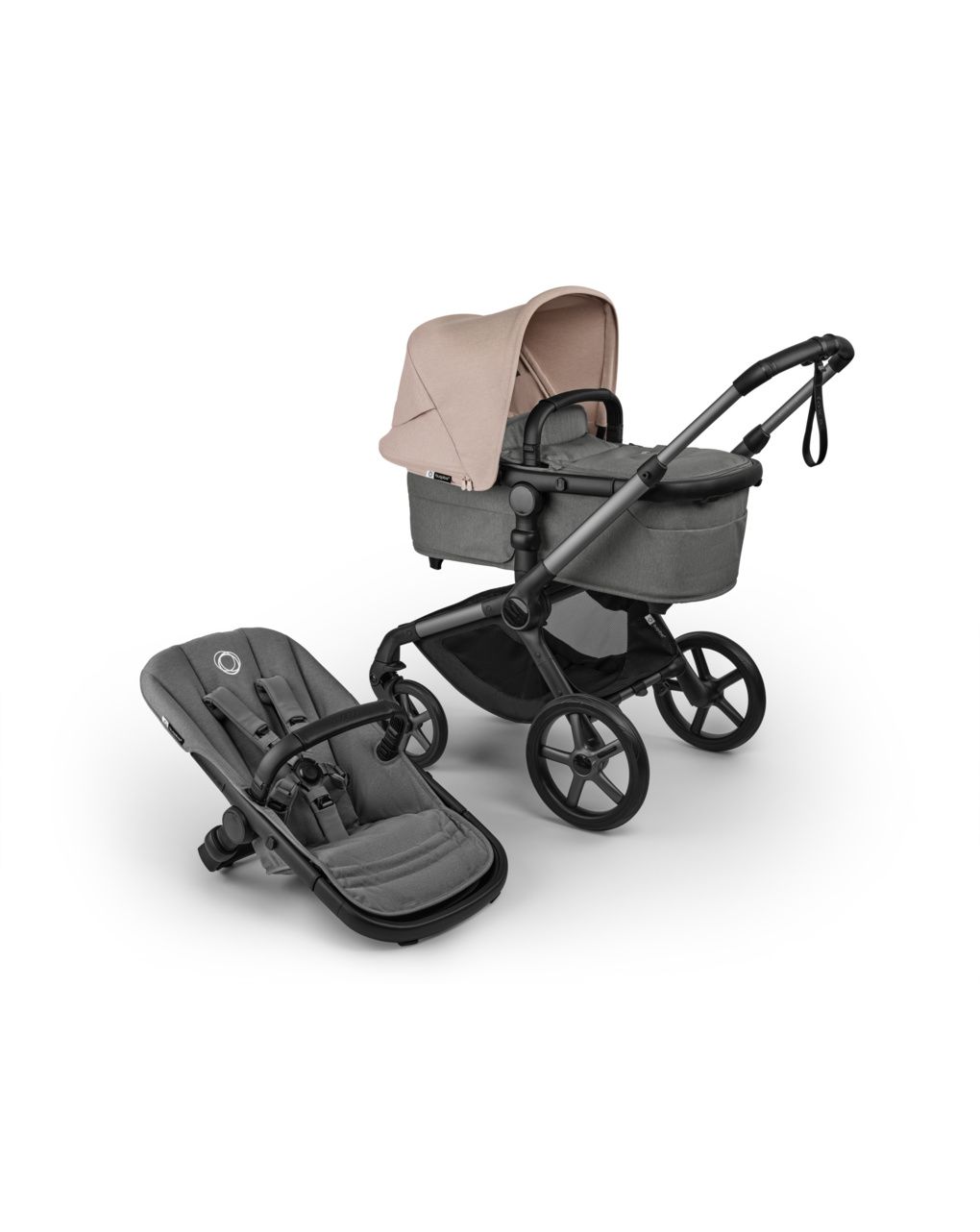 Duo fox 5 renew  black/desert taupe melange-desert taupe melange - bugaboo