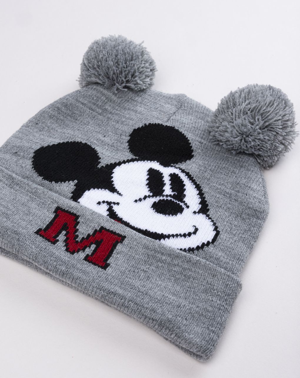 Cappello morbido bimbo grigio "mickey mouse"