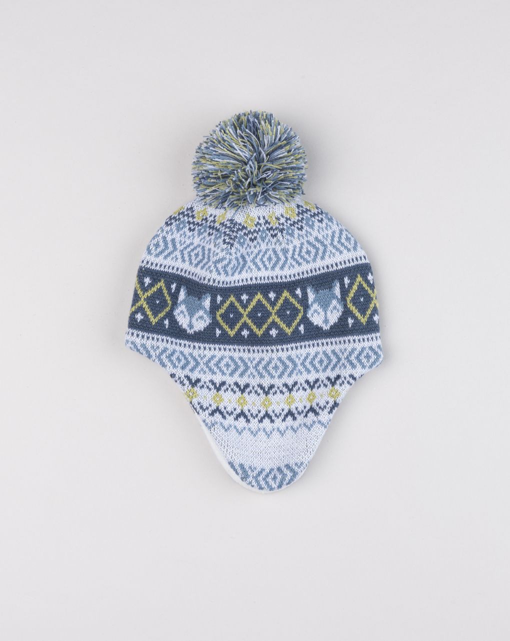 Peruviano tricot ambino azzurro volpe