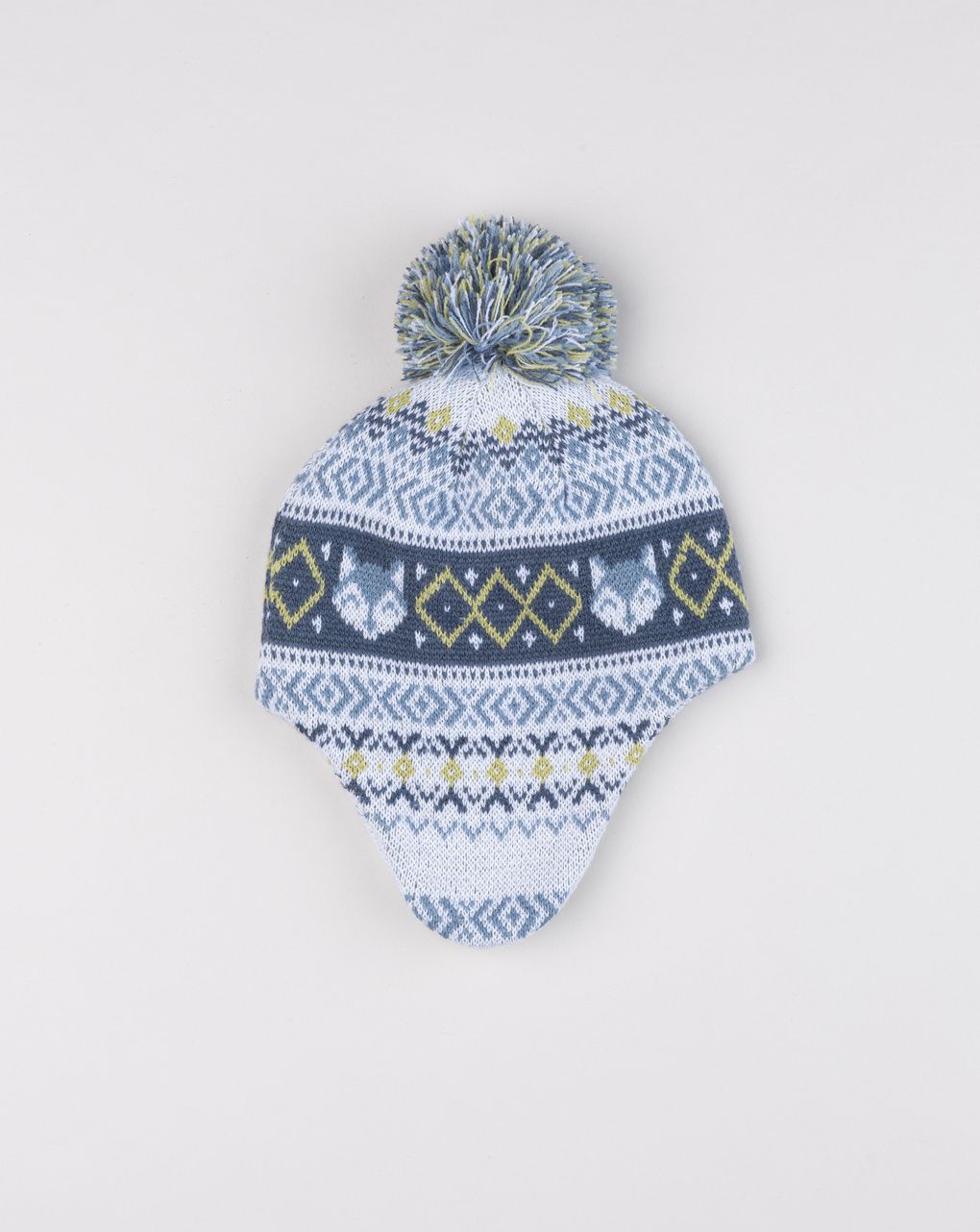 Peruviano tricot ambino azzurro volpe