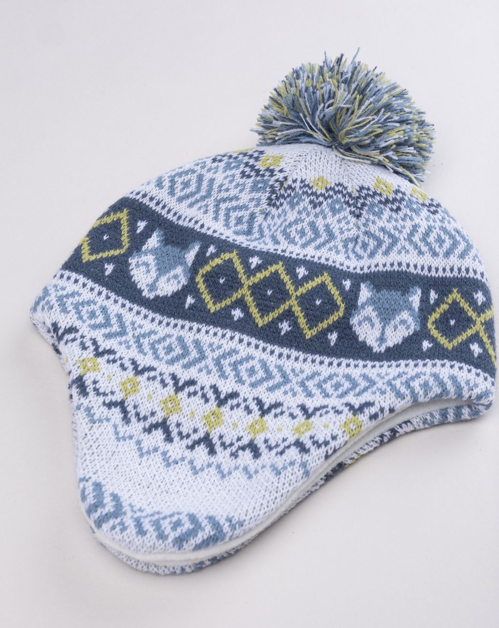 Peruviano tricot ambino azzurro volpe