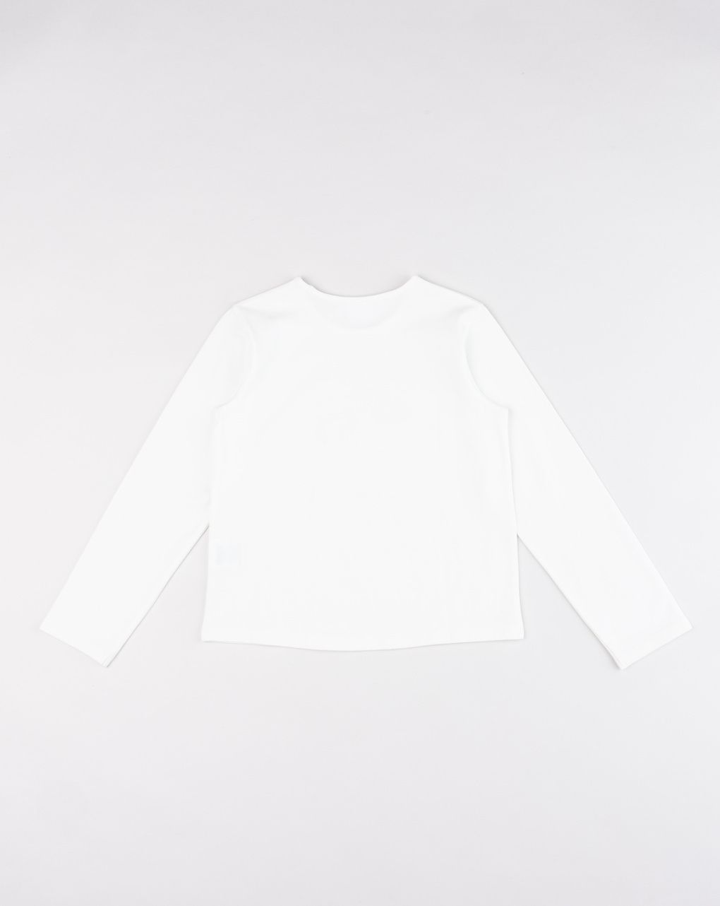 T-shirt manica lunga bambia panna con scritta "love yourself"