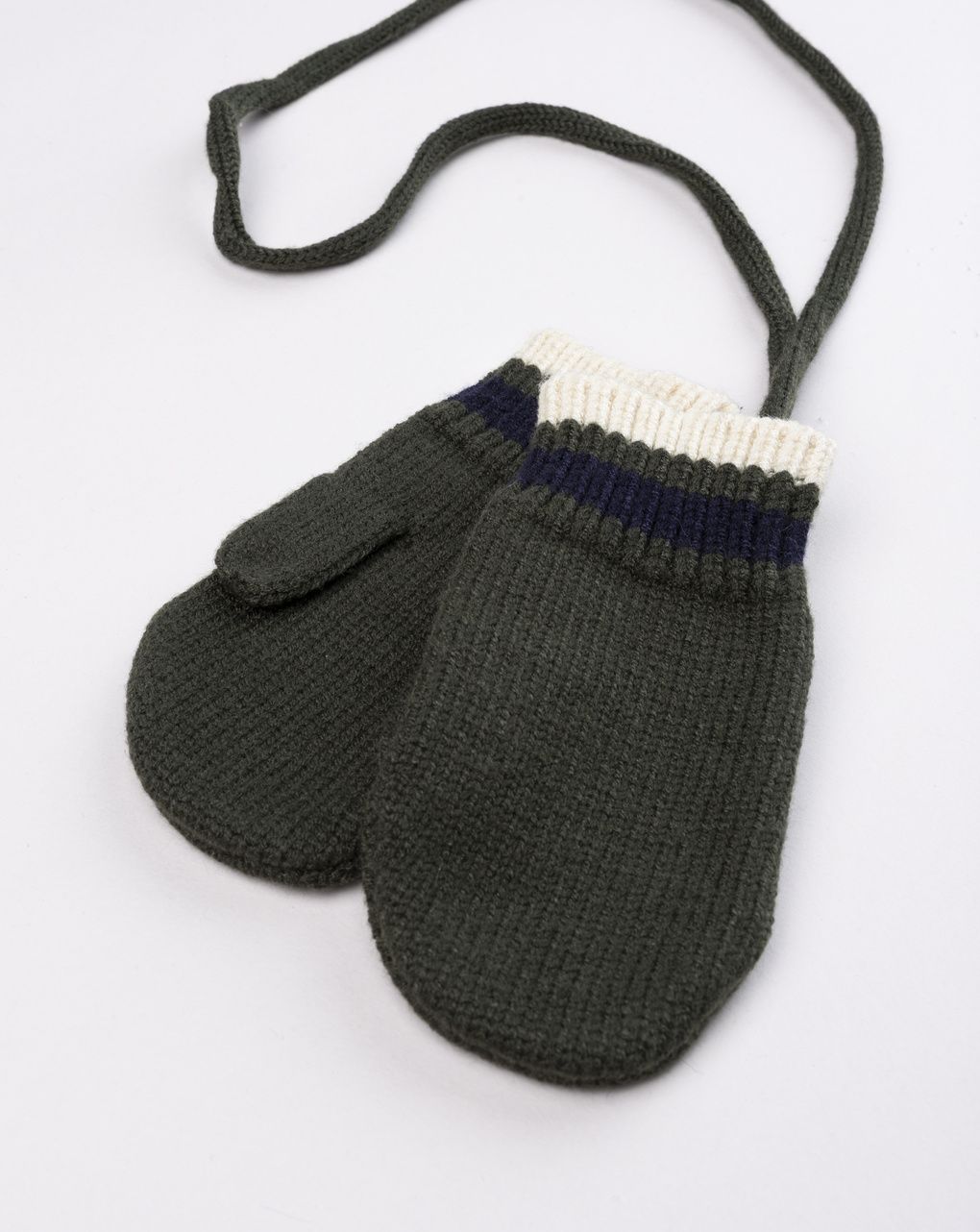 Muffole bimbo verde scuro