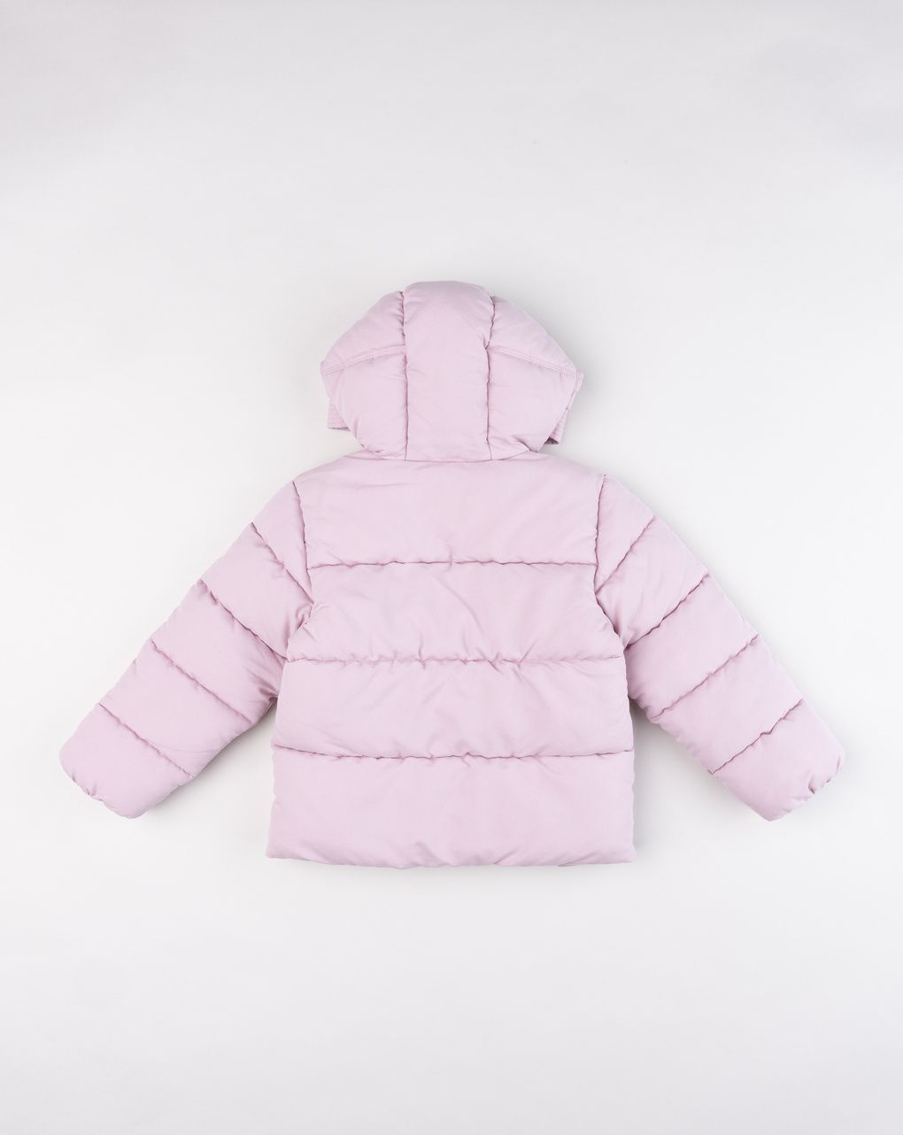 Giacca invernale bambina piumino rosa opaco trapuntato a quadr