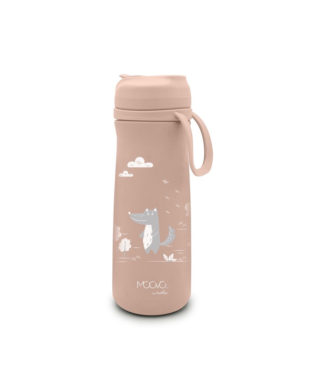 Borraccia bimbi termica in acciaio da 500ml - 4441 / english rose - nuvita