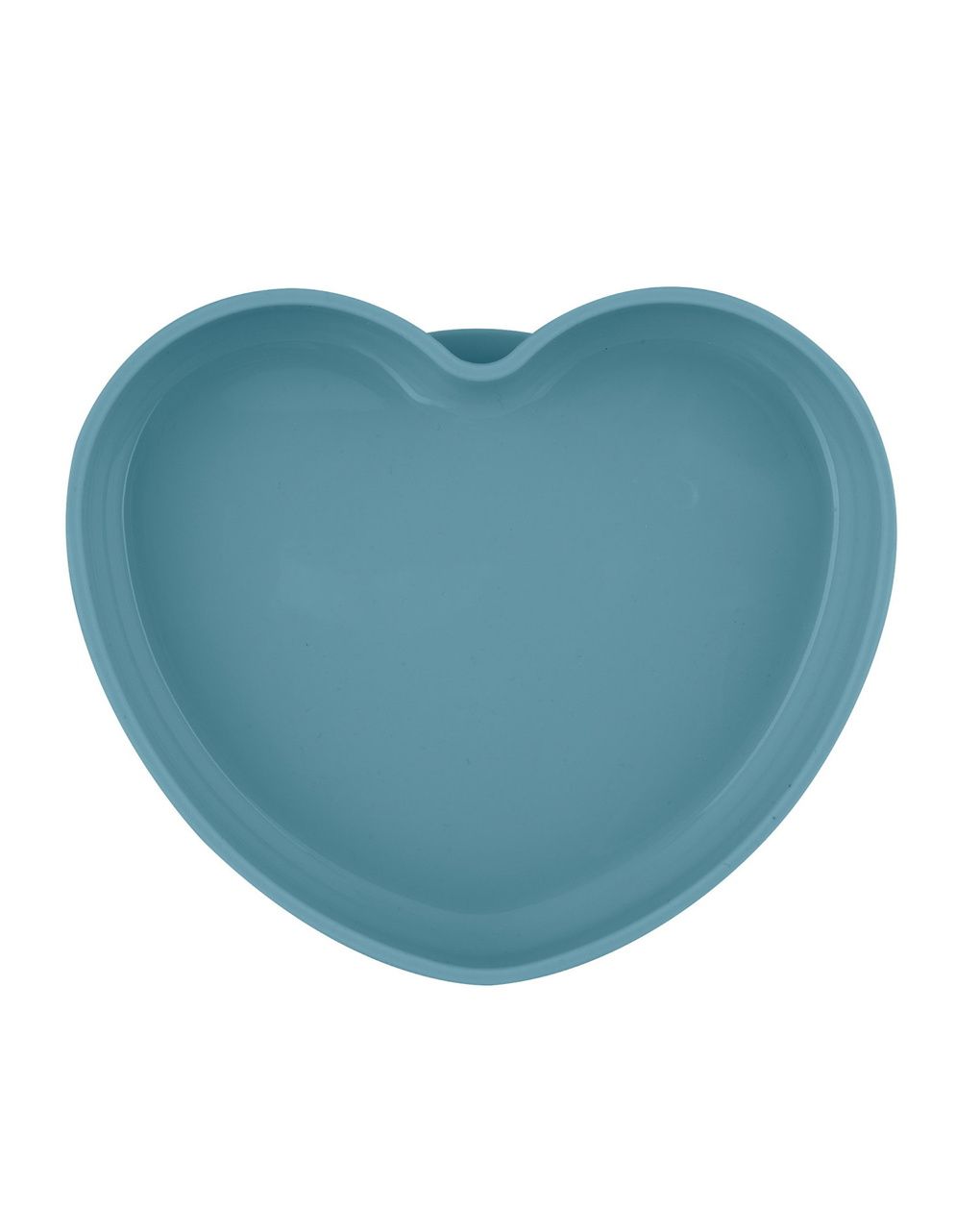 Piatto cuore silicone azzurro 9m+ - chicco