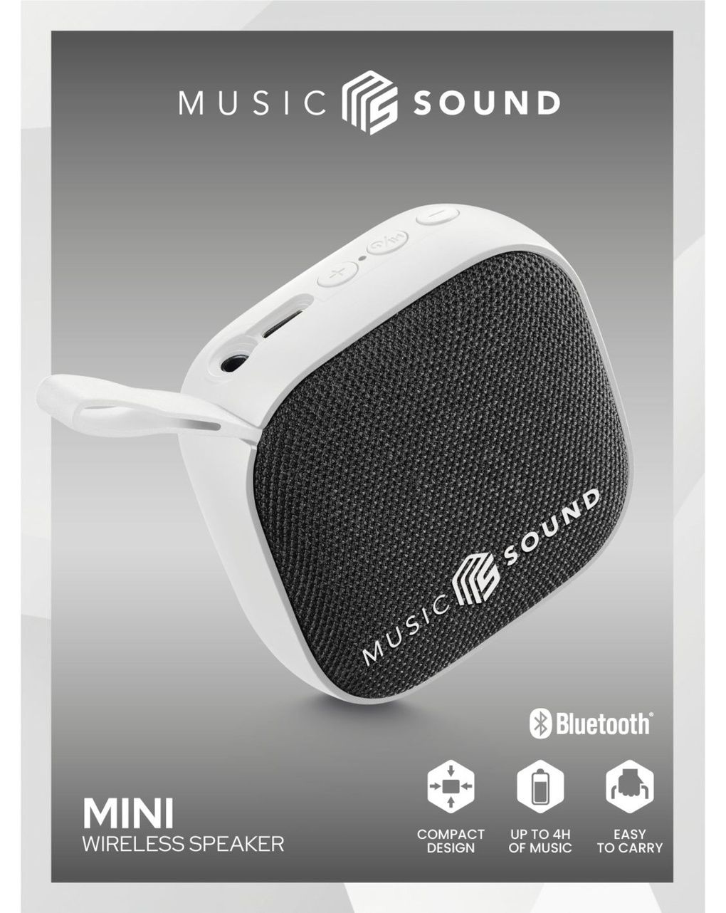 Speaker bleutooth mini3 bianco - music sound