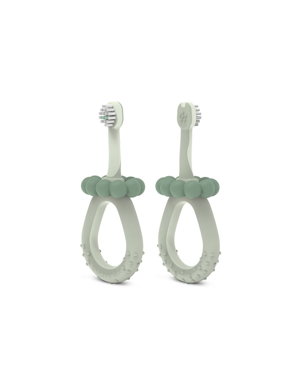 Oral care spazzolino primi dentini baby 0-2 anni verde - suavinex