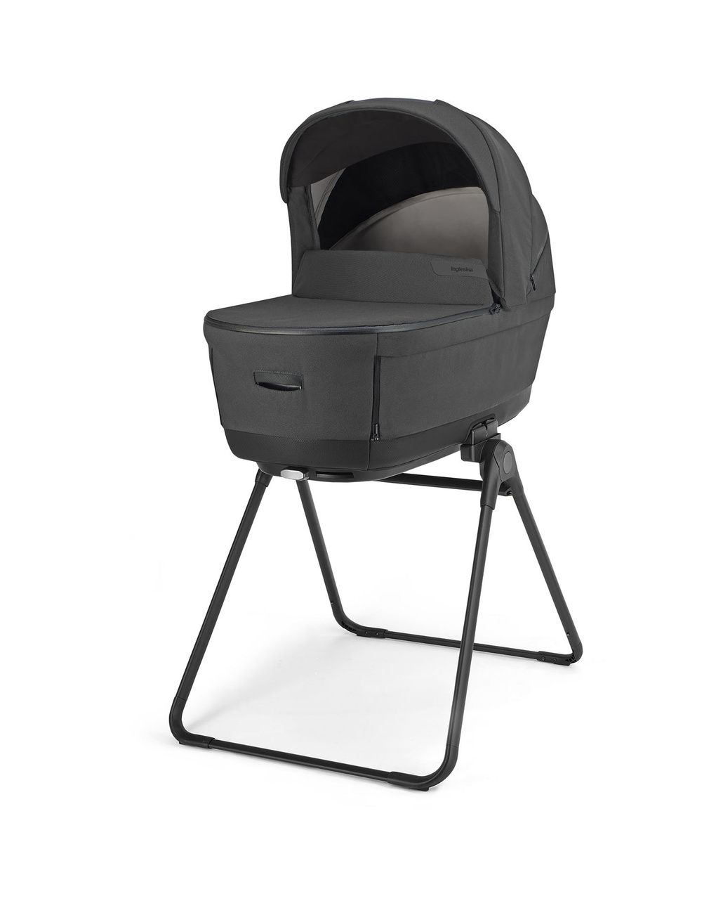 Aptica xt system quattro - magnet grey con telaio black e seggiolino auto darwin infant recline evo - inglesina
