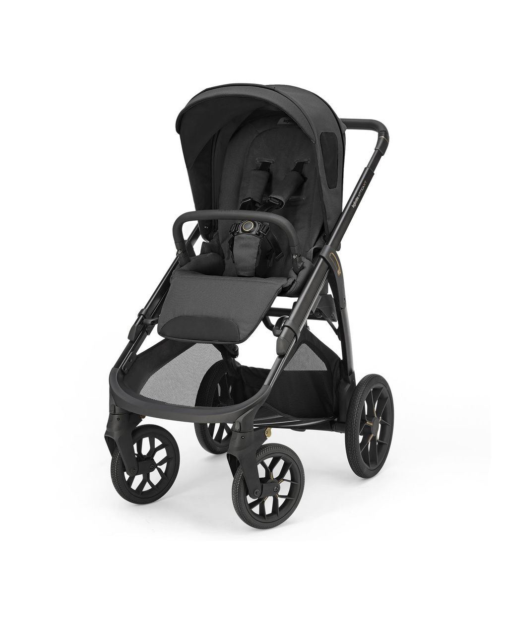 Aptica xt system quattro - magnet grey con telaio black e seggiolino auto darwin infant recline evo - inglesina
