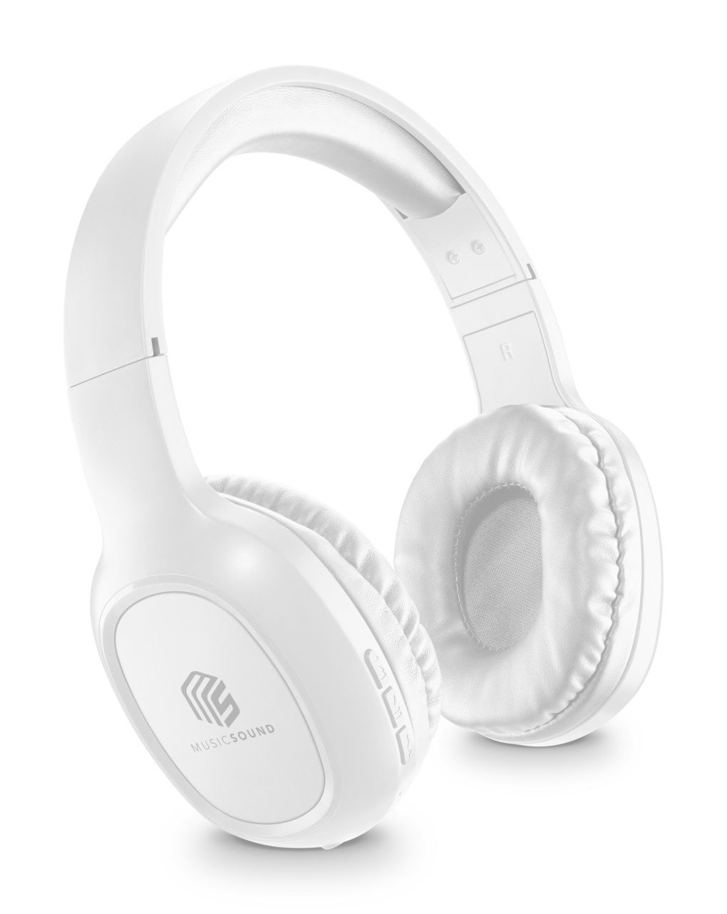 Cuffie bluetooth bbasic bianco - music sound