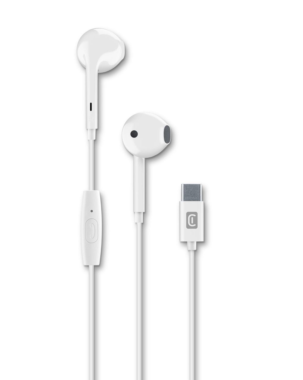 Auricolari capsule bluetooth porta usb-c bianco - cellularline
