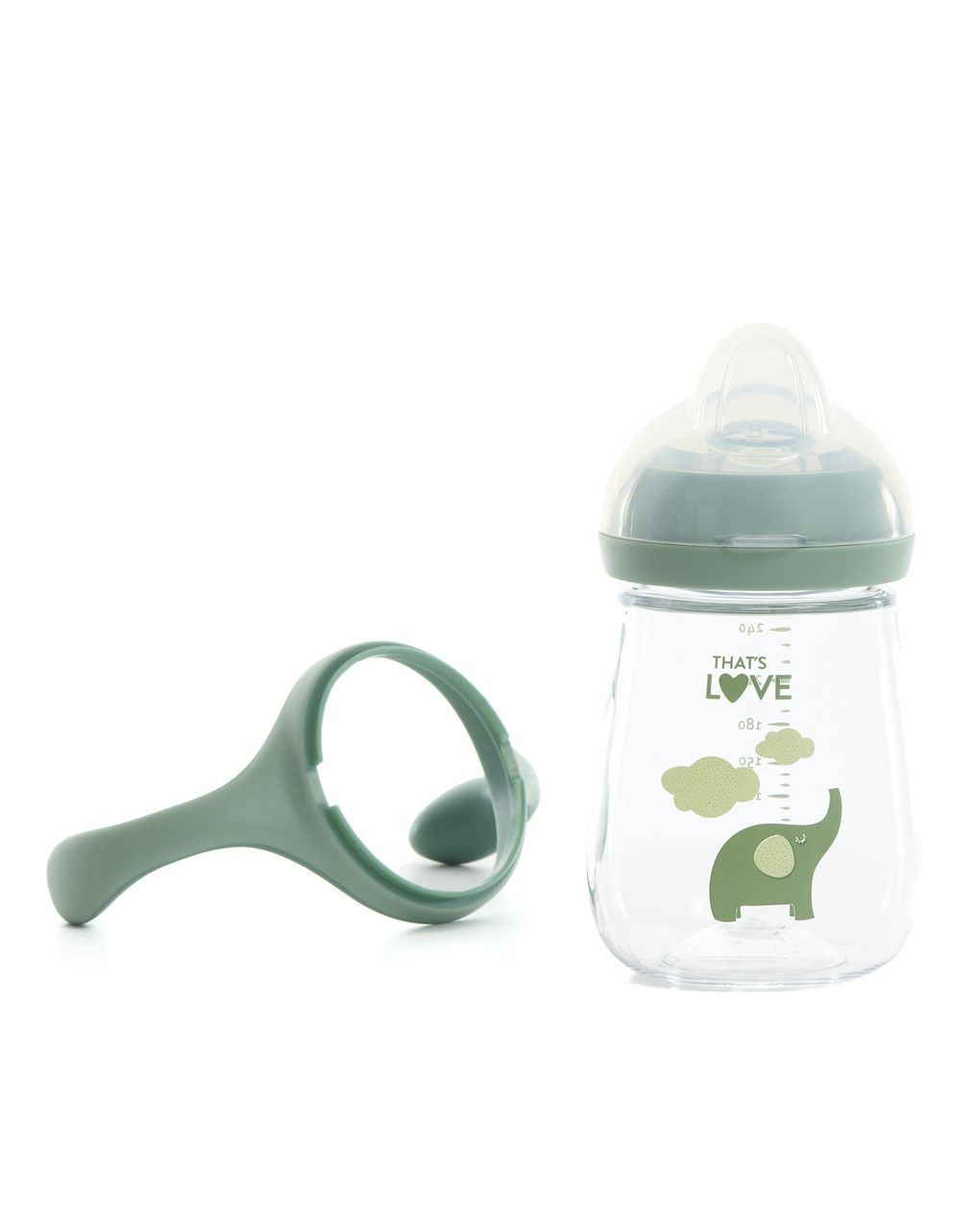 Tazza 6 m+ elephant 260 ml beccuccio silicone- that's love