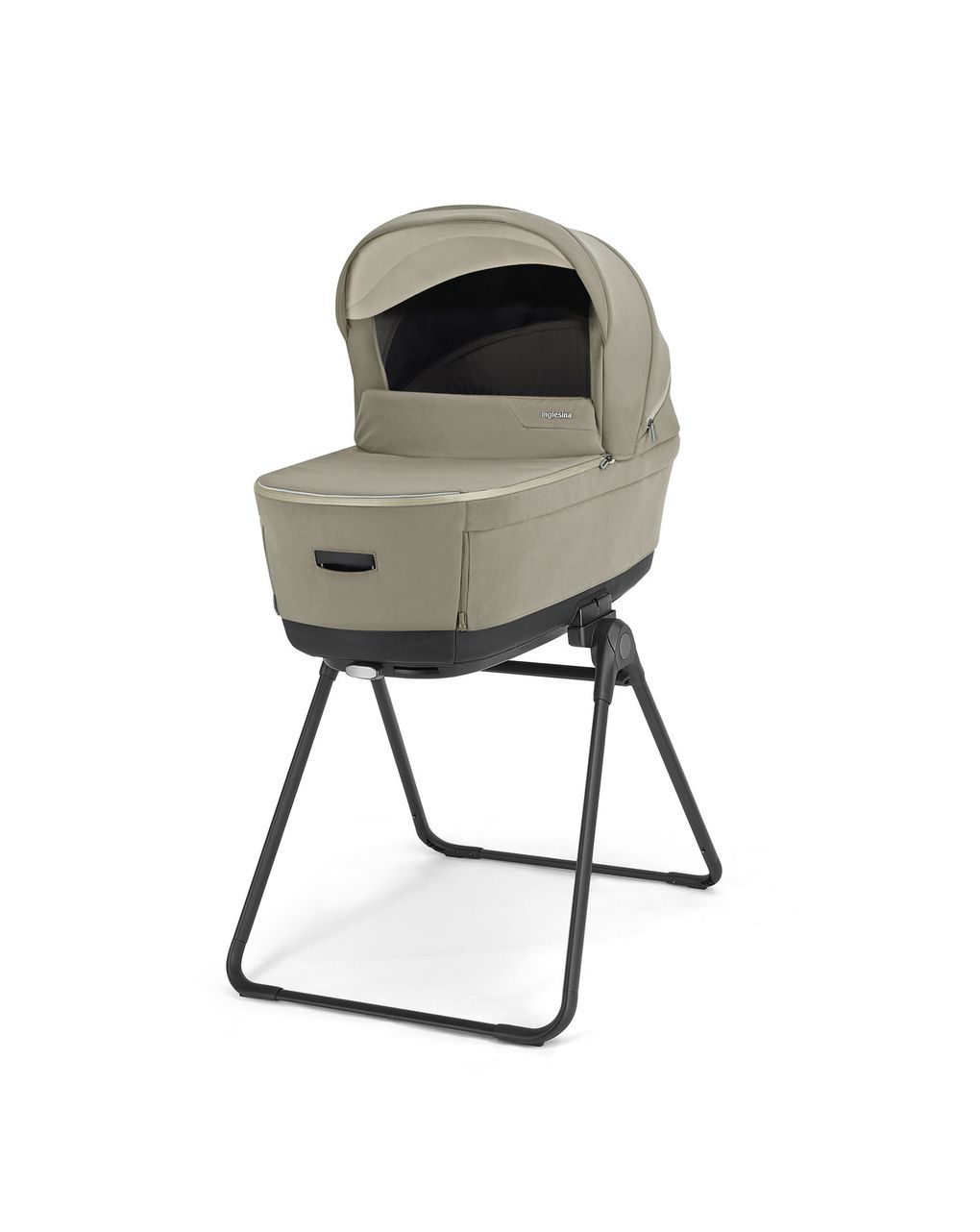 Electa system quattro - hangar beige con telaio bronze e seggiolino auto darwin infant recline evo - inglesina