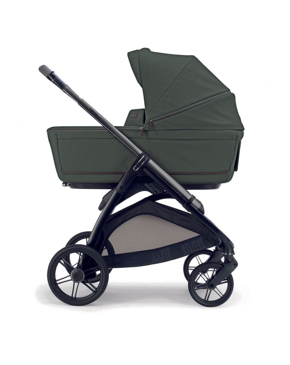 Aptica system quattro - ivy green con telaio litio e seggiolino auto darwin infant recline evo - inglesina