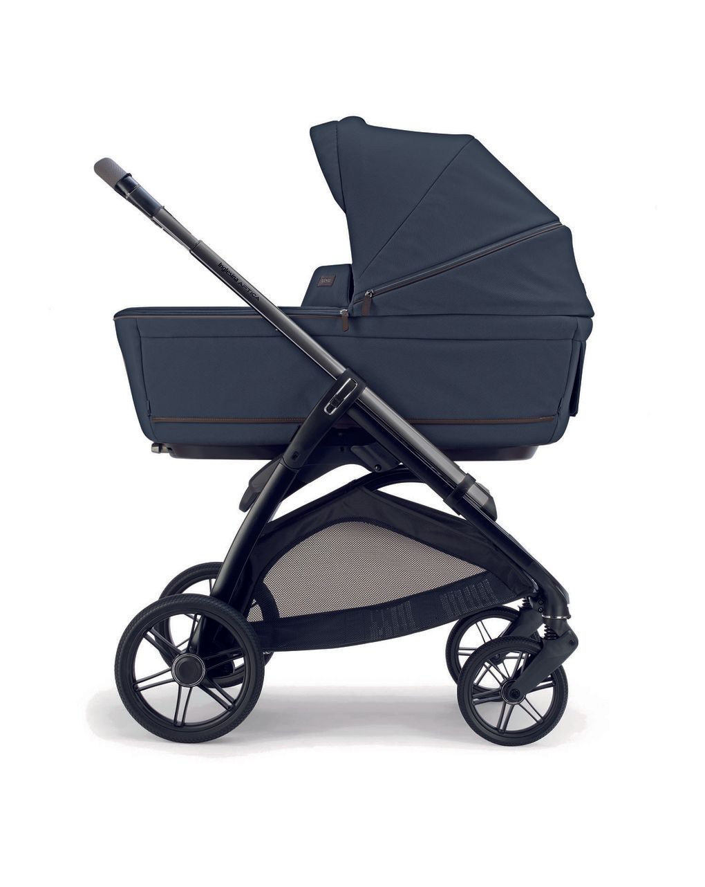 Aptica system quattro - sapphire blue con telaio litio e seggiolino auto darwin infant recline evo - inglesina