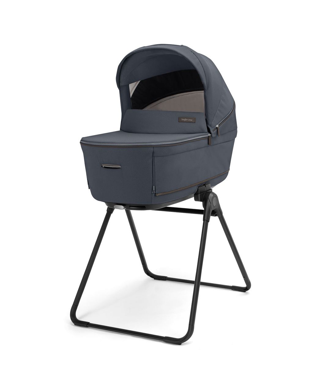 Aptica system quattro - sapphire blue con telaio litio e seggiolino auto darwin infant recline evo - inglesina