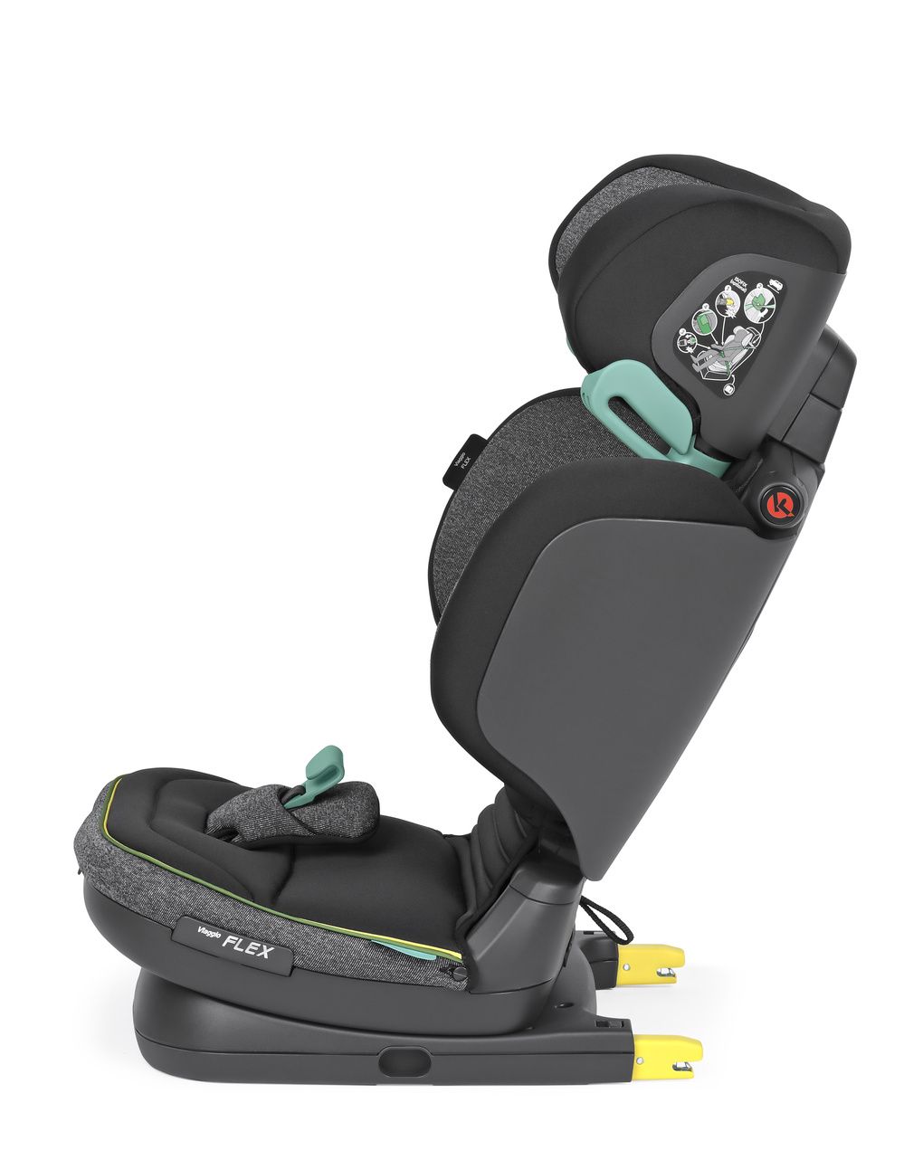 Seggiolino auto pieghevole i-size viaggio flex - 100-150 cm - john deere - peg