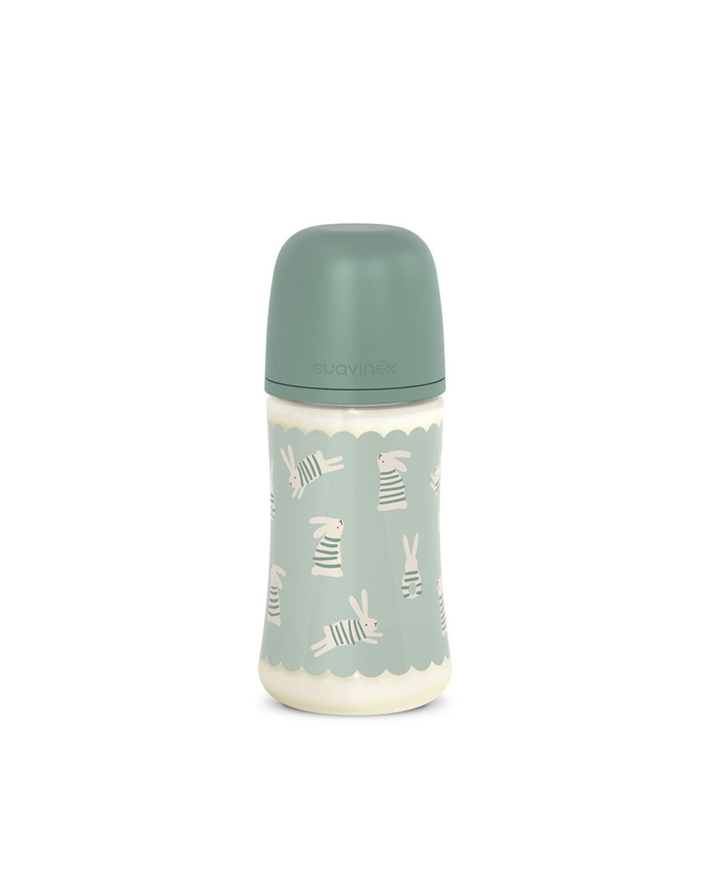 Wonderland biberon poliammide silicone 270ml azzurro - suavinex